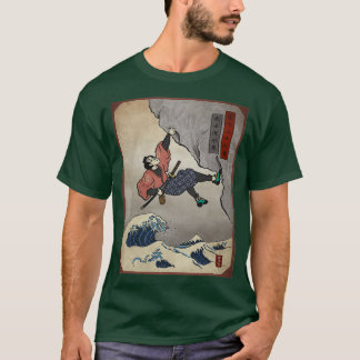 Klikkende Samurai Deep Water Soloing T-shirt