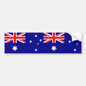 Klikker met vlag van Australië Bumpersticker (Voorkant)
