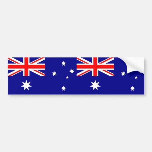Klikker met vlag van Australië Bumpersticker (Voorkant)