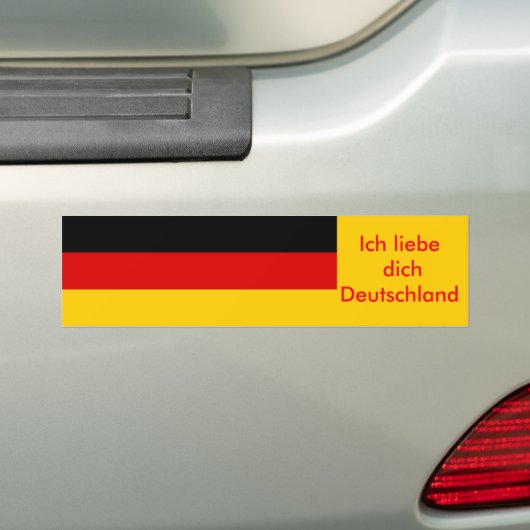 Klikker met vlag van Duitsland Bumpersticker (Op auto)