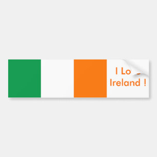 Klikker met vlag van Ierland Bumpersticker