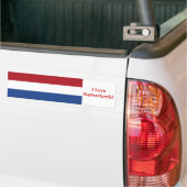 Klikker met vlag van Nederland Bumpersticker (Op Truck)