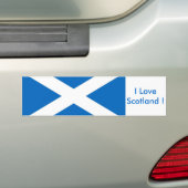 Klikker met vlag van Schotland Bumpersticker (Op auto)