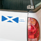 Klikker met vlag van Schotland Bumpersticker (Op Truck)