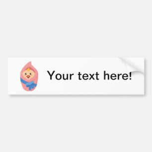 Klikker voor pasgeboren baby bumpersticker
