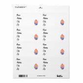 Klikker voor pasgeboren baby etiket (Full Sheet)
