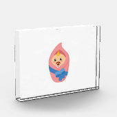 Klikker voor pasgeboren baby fotoblokken (Links)