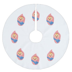 Klikker voor pasgeboren baby kerstboom rok