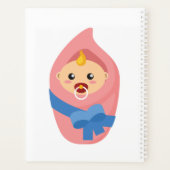 Klikker voor pasgeboren baby planner (Achterkant)