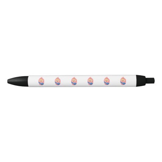 Klikker voor pasgeboren baby zwarte inkt pen (Voorkant)