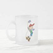 Klikoverhemden en schenkingen op de bovenste teken matglas koffiemok (Links)