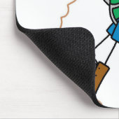 Klikoverhemden en schenkingen op de bovenste teken muismat (Hoek)