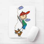 Klikoverhemden en schenkingen op de bovenste teken muismat (Met muis)