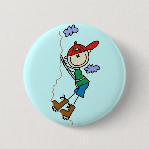 Klikoverhemden en schenkingen op de bovenste teken ronde button 5,7 cm