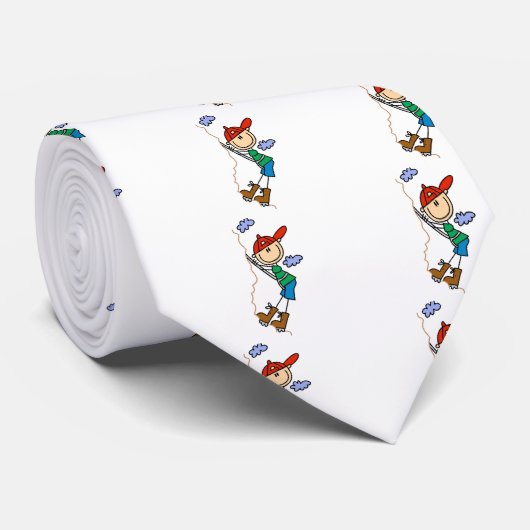 Klikoverhemden en schenkingen op de bovenste teken stropdas (Opgerold)