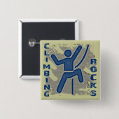 Klikstenen Vierkante Button 5,1 Cm (Voorkant /achterkant)