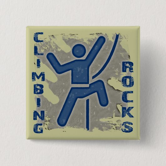 Klikstenen Vierkante Button 5,1 Cm (Voorkant)