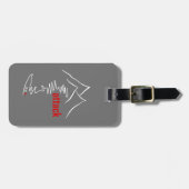 Klim, aanval bagagelabel (Voorkant horizontaal)