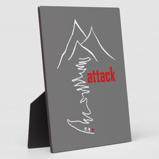 Klim, aanval fotoplaat (Zijkant)