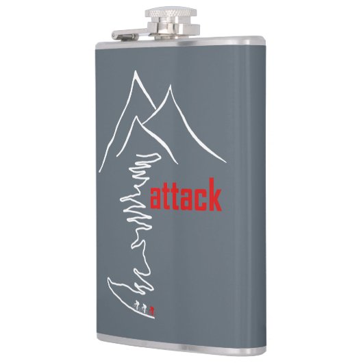 Klim, aanval heupfles (Links)