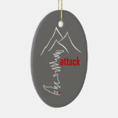 Klim, aanval keramisch ornament (Rechts)