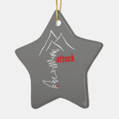 Klim, aanval keramisch ornament (Links)