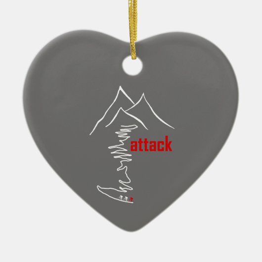 Klim, aanval keramisch ornament (Voorkant)