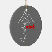 Klim, aanval keramisch ornament (Rechts)