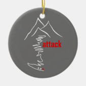 Klim, aanval keramisch ornament (Voorkant)