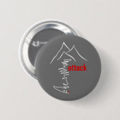 Klim, aanval ronde button 5,7 cm (Voorkant /achterkant)