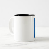 Klim (Alle sterren) Tweekleurige Koffiemok (Voorkant links)