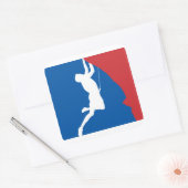 Klim (Alle sterren) Vierkante Sticker (Envelop)