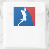 Klim (Alle sterren) Vierkante Sticker (Tas)