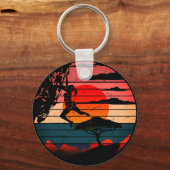 Klim als een Girl Rock-klimmer Sleutelhanger (Voorkant)