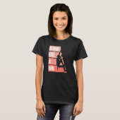 Klim als een meisje klimmer t-shirt (Voorkant volledig)