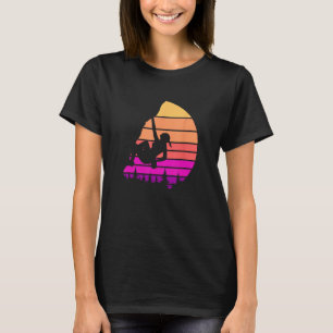 Klim als een meisje Retro Rock klimmen T-shirt