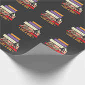 Klim als een meisjesmuur die bergbeklimmen cadeaupapier (Hoek)