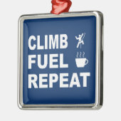 Klim, brandstof, herhalen metalen ornament (Links)