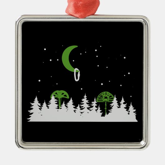 Klim buiten Camalot Cams Metalen Ornament (Voorkant)