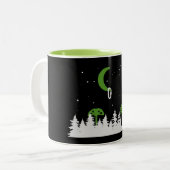 Klim buiten Camalot Cams Tweekleurige Koffiemok (Voorkant links)