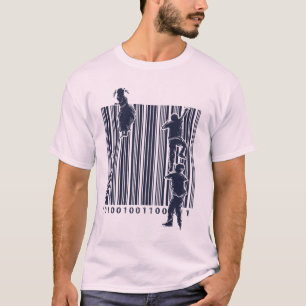 Klim deze streepjescode! t-shirt