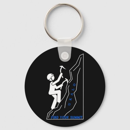 Klim- en wandelkleding sleutelhanger (Voorkant)