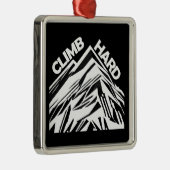 Klim hardbergbeklimmering metalen ornament (Rechts)