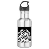 Klim hardbergbeklimmering waterfles (Voorkant)