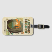 Klim hoger Bergbeklimmen Avontuur Kunst Bagagelabel (Voorkant (horizontaal))