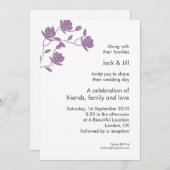 Klim hoog (paars) 5x7 kaart (Voorkant / Achterkant)