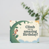 Klim in een Verjaardagsgroet die Geweldig is Briefkaart (Staand voorkant)
