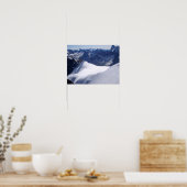 Klim in massieve Mont Blanc, Chamonix, Frankrijk Poster (Keuken)