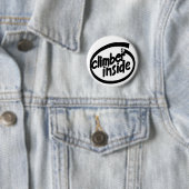 Klim in ronde button 5,7 cm (In situ)