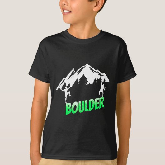 Klim Klimmen Boulder Boulderen Boulderaar T-shirt (Voorkant)